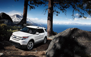 White car rocky road tree 2 - felipe seade free wallpaper