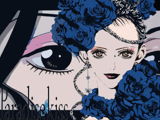 Blue roses woman bouquet tattoo - her head free wallpaper for desktop
