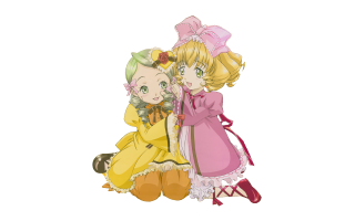 Two girls dresses pink bow - a pink bow free wallpaper