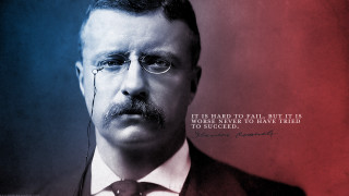 Man mustache glasses looking camera - inspirational free wallpaper