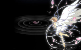 Fairy white dress wings pink - pink petal free wallpaper