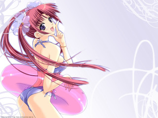 Long hair pink dress anime - a pink dress free wallpaper