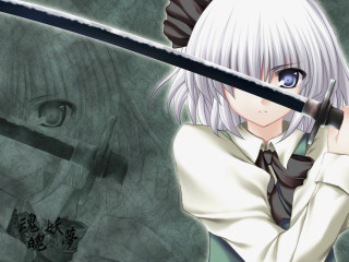 Anime ghost sword demon rayonism - a wall free wallpaper