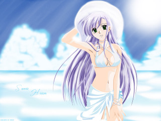 Alice prin beach bikini hat - the wind free wallpaper