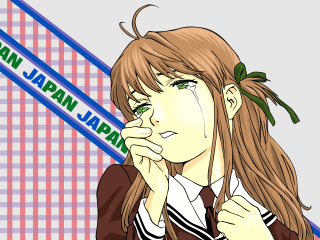 Girl serious long hair green - long hair and a tie free wallpaper