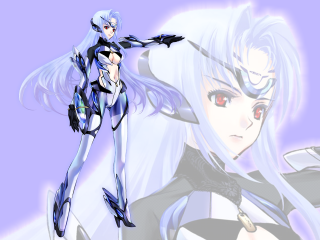 Futuristic woman sword catwoman purple - a futuristic outfit free wallpaper