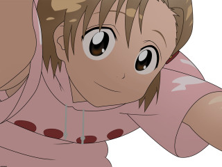 Cartoon girl pink shirt red - a pink shirt free wallpaper