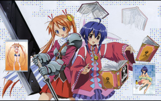 Anime characters books sword armor - a sword free wallpaper