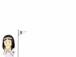Girl banana flag giantess minimalist - a banana free wallpaper