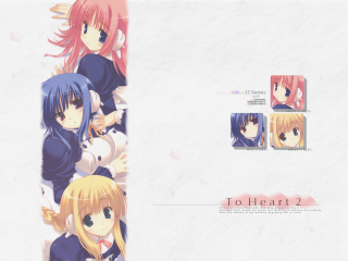 Anime girls blue eyes long 16 - a group of anime girls free wallpaper