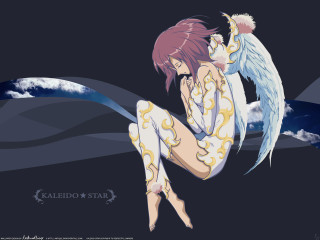Pink hair angel cloud fantasy - an angel free wallpaper