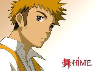 Eizan kikukawa yellow hair white - an anime drawing free wallpaper
