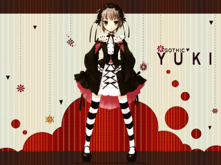 Gothic aya goda brown eyes - background free wallpaper for desktop