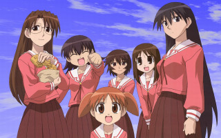 Girls schooluniforms food blueSky clouds - school uniform free wallpaper