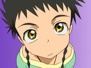 Eizan kikukawa cartoon green shirt - a white shirt free wallpaper