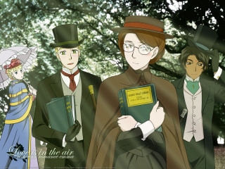 Group people forest book umbrella - a book in free wallpaper