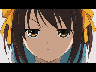 Girl browneyes yellowbow sad ayako - angry free wallpaper
