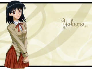 Girl schooluniform redbow redskirt portrait - visual free wallpaper