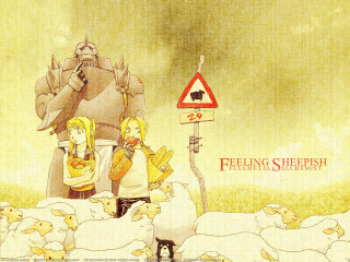 Feeling sheep cartoon storybook animals - sheep free wallpaper