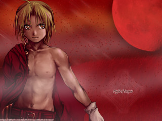 Man knife red moon anime - a knife free wallpaper