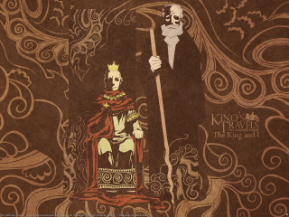 King demon brown background gothic - a brown background free wallpaper