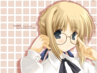 Girl glasses pink background braid - glass free wallpaper