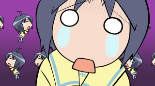 Cartoon girl expressions group rayonism - many free wallpaper