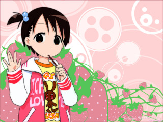 Girl toothbrush pink background berries - berry free wallpaper