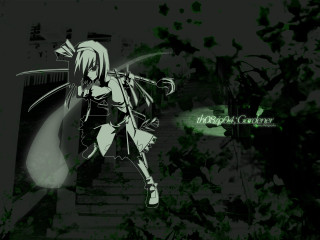 Girl sword stairs green gothic - a set of stairs free wallpaper