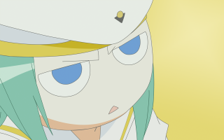 Anime greenhair blueeyes whiteuniform yellowhat - a white uniform free wallpaper