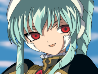 Anime red eyes white hair - a white hat free wallpaper