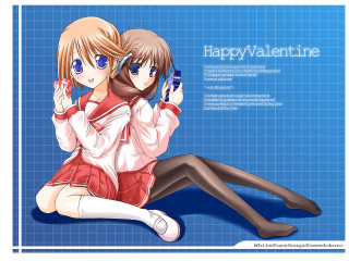Couple sitting cellphones blue grid - a couple of people free wallpaper for desktop