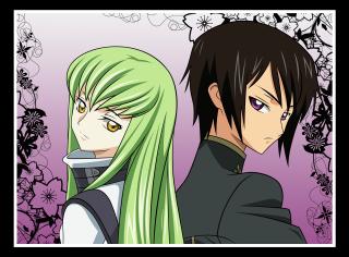 Greenhair blackhair ashford uniform backtoback - green hair free wallpaper