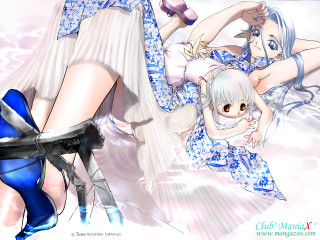 Woman blue dress white dress - high free wallpaper