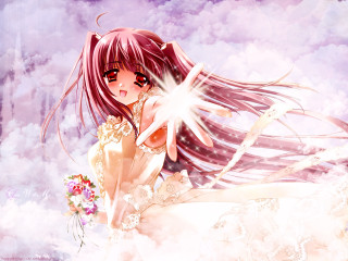 Girl cloud star wedding dress - sky free wallpaper