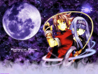 Evan anime fullmoon stars aurora - full free wallpaper