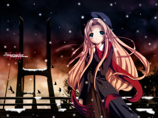 Pink haired girl gothic tower - a tower free wallpaper