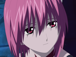 Pink haired girl red eyes 2 - red eye free wallpaper