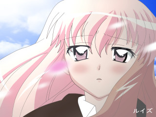 Pink hair girl blue sky - a girl free wallpaper