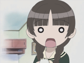 Girl surprised tongue out anime - a face free wallpaper