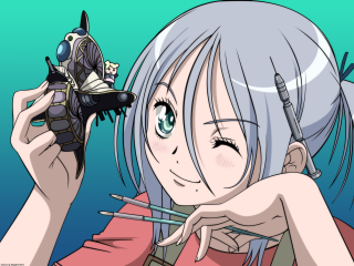 Woman surprised holding object manga - destructive free wallpaper