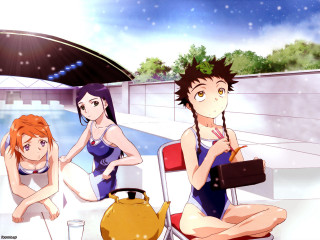 Group people table teapot kettle - a group of people sitting free wallpaper