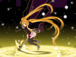 Cartoon girl sword snowflake magic - snow flake free wallpaper