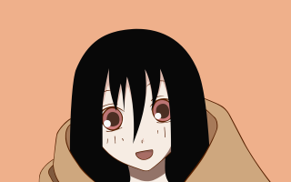Surprised woman black hair hoodie - look free wallpaper for desktop
