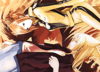 Anime couple bed posing alice - one woman free wallpaper