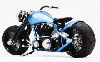 Blue motorcycle white background black - a black handlebar free wallpaper