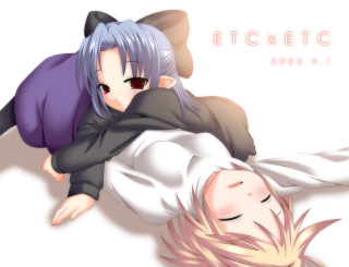 Anime couple laying bed exceetic - a bed together free wallpaper