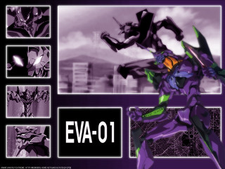Robot purple black white purple - free sci-fi wallpaper