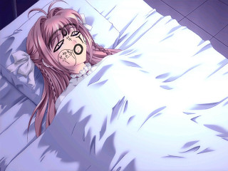 Sad girl lying bed anime - bed free wallpaper