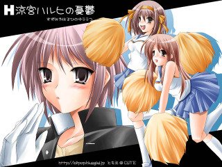 Anime girls long hair short - a ponytail free wallpaper